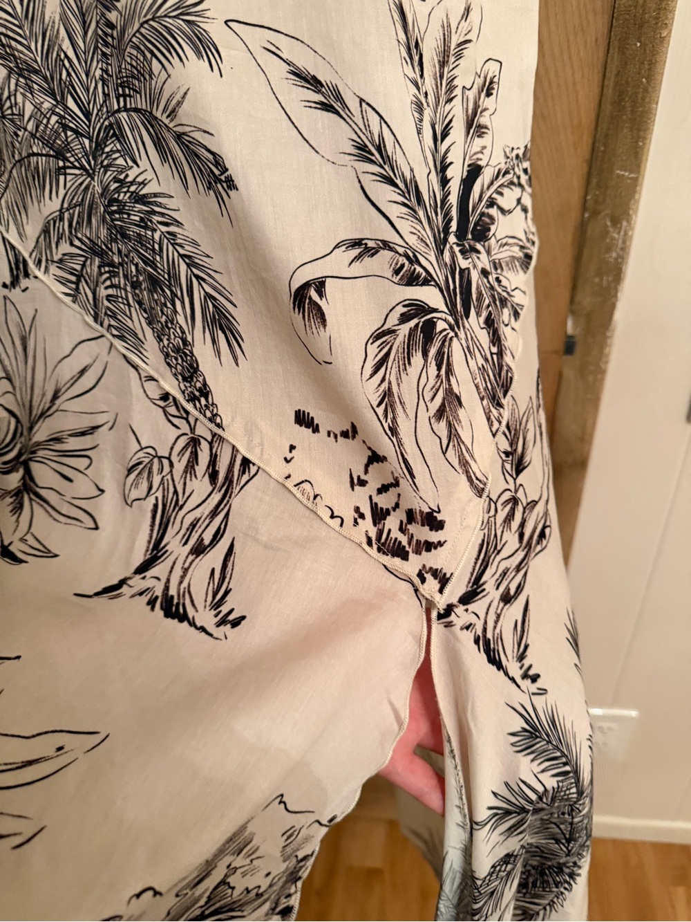 Antonio Melani 100% Cotton Tropical Print Asymmetrical– Made in Morocco - Picture 8 of 13